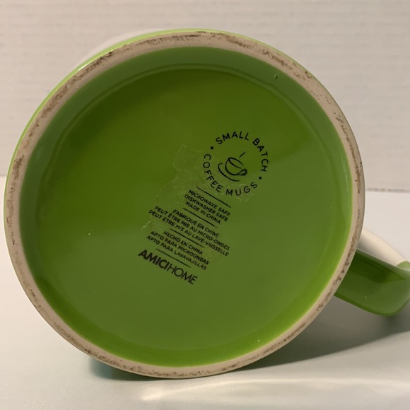 Extra large dog lovers coffee mug. Says THINK PAWSITIVE. 32 ounces - Picture 5 of 7